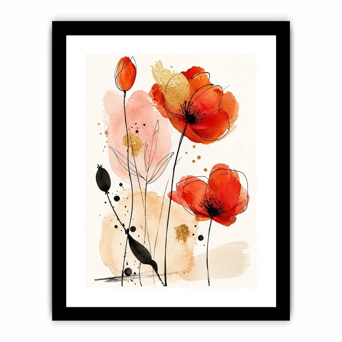 Gold Foil Canvas Print