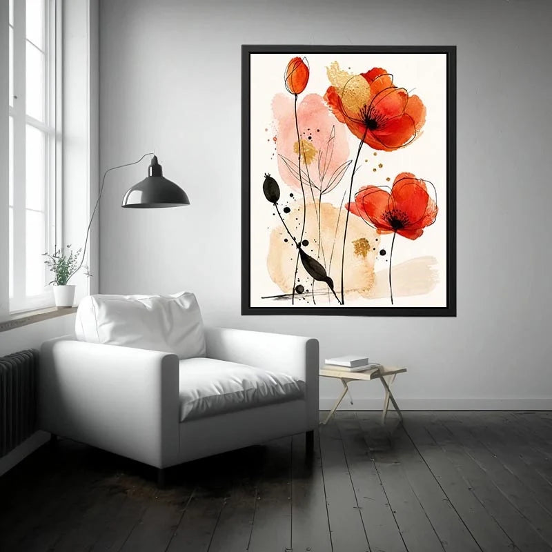 Gold Foil Canvas Print