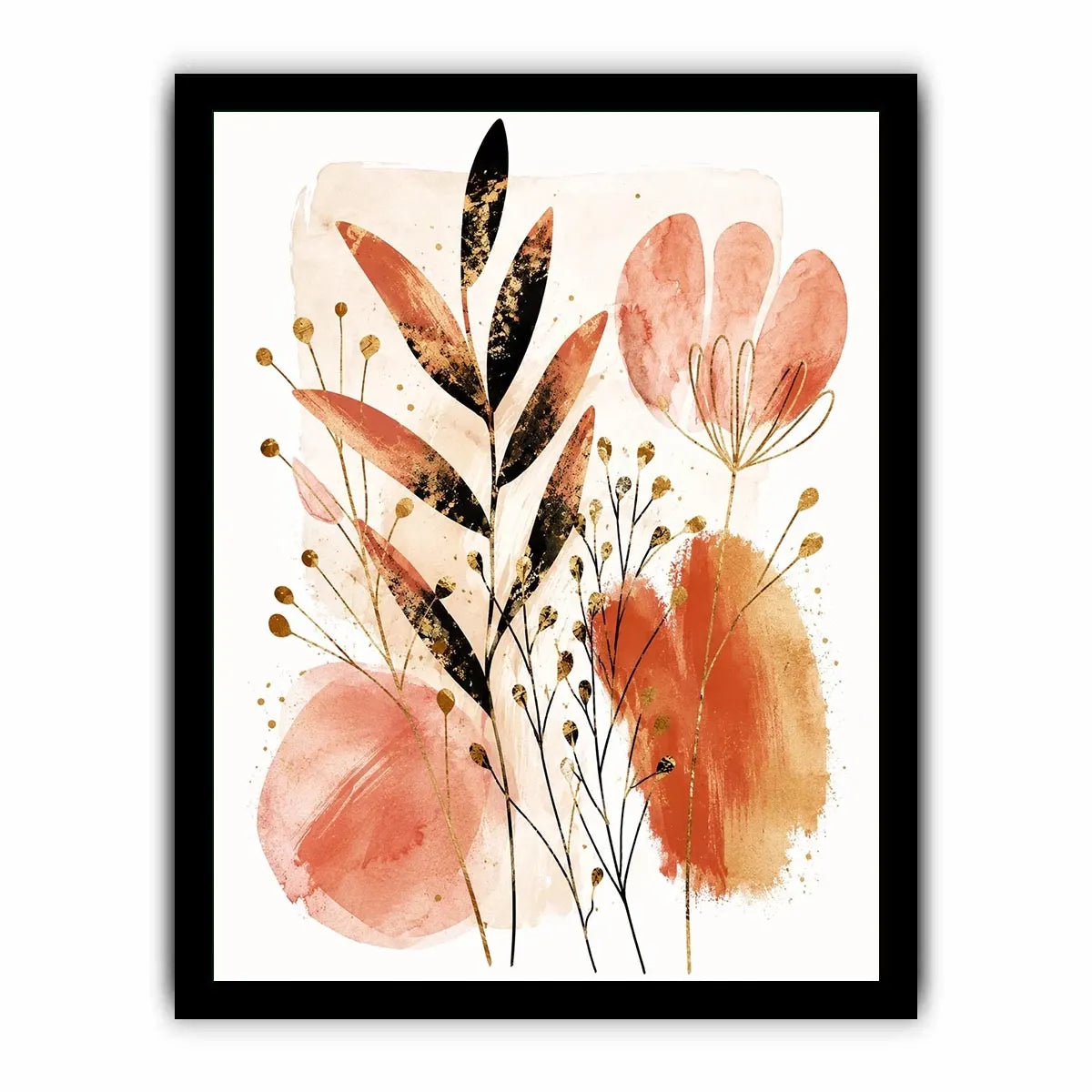 Botanical Shapes Canvas Print