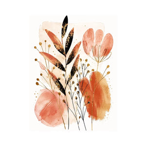 Botanical Shapes Canvas Print