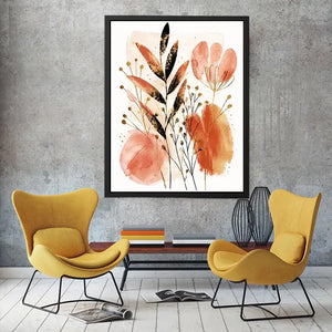 Botanical Shapes Canvas Print