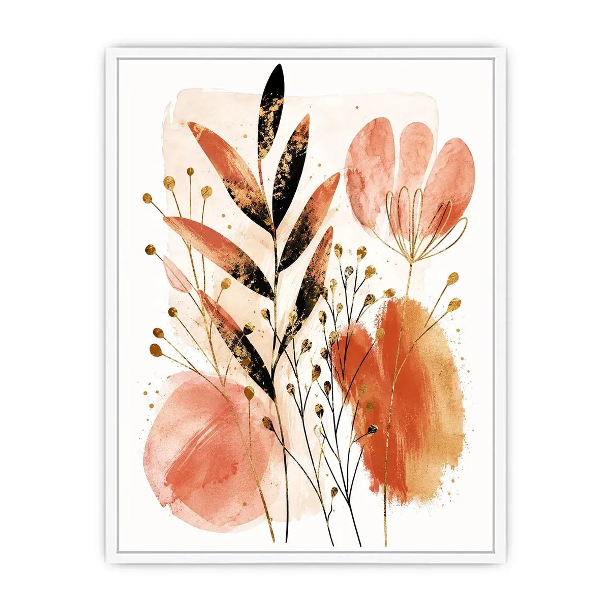 Botanical Shapes Canvas Print