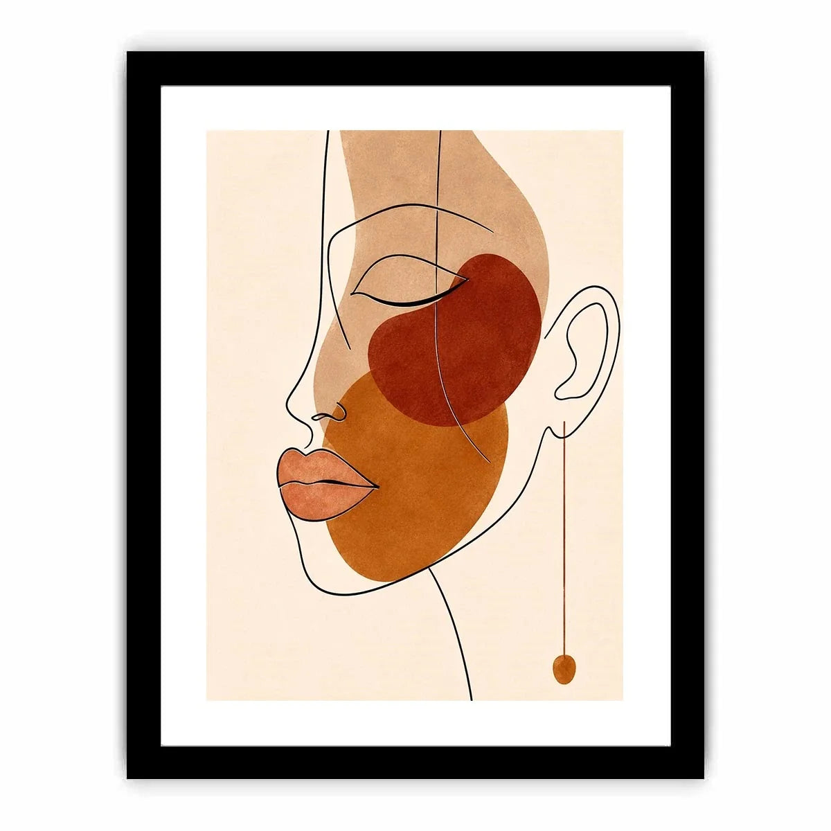 Abstract Face Canvas Print