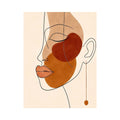 Abstract Face Canvas Print