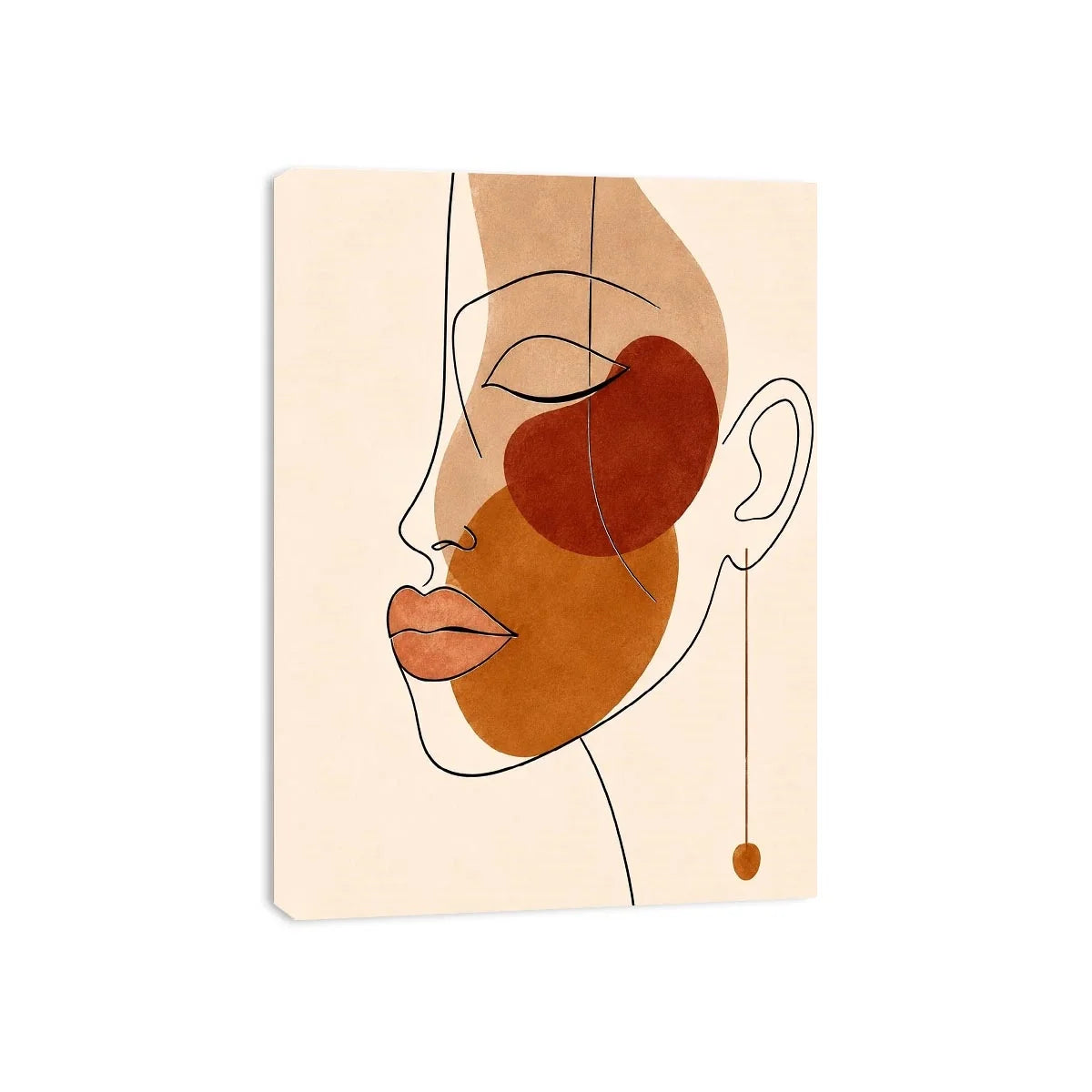 Abstract Face Canvas Print