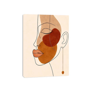 Abstract Face Canvas Print