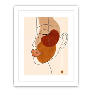 Abstract Face Canvas Print