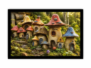 Mushroom House Canvas Print
