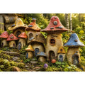Mushroom House Canvas Print