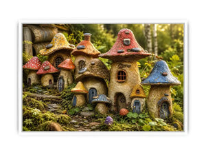 Mushroom House Canvas Print