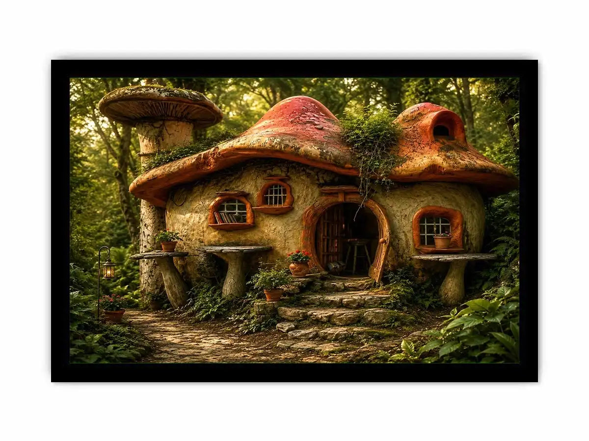 Mushroom Room Canvas Print