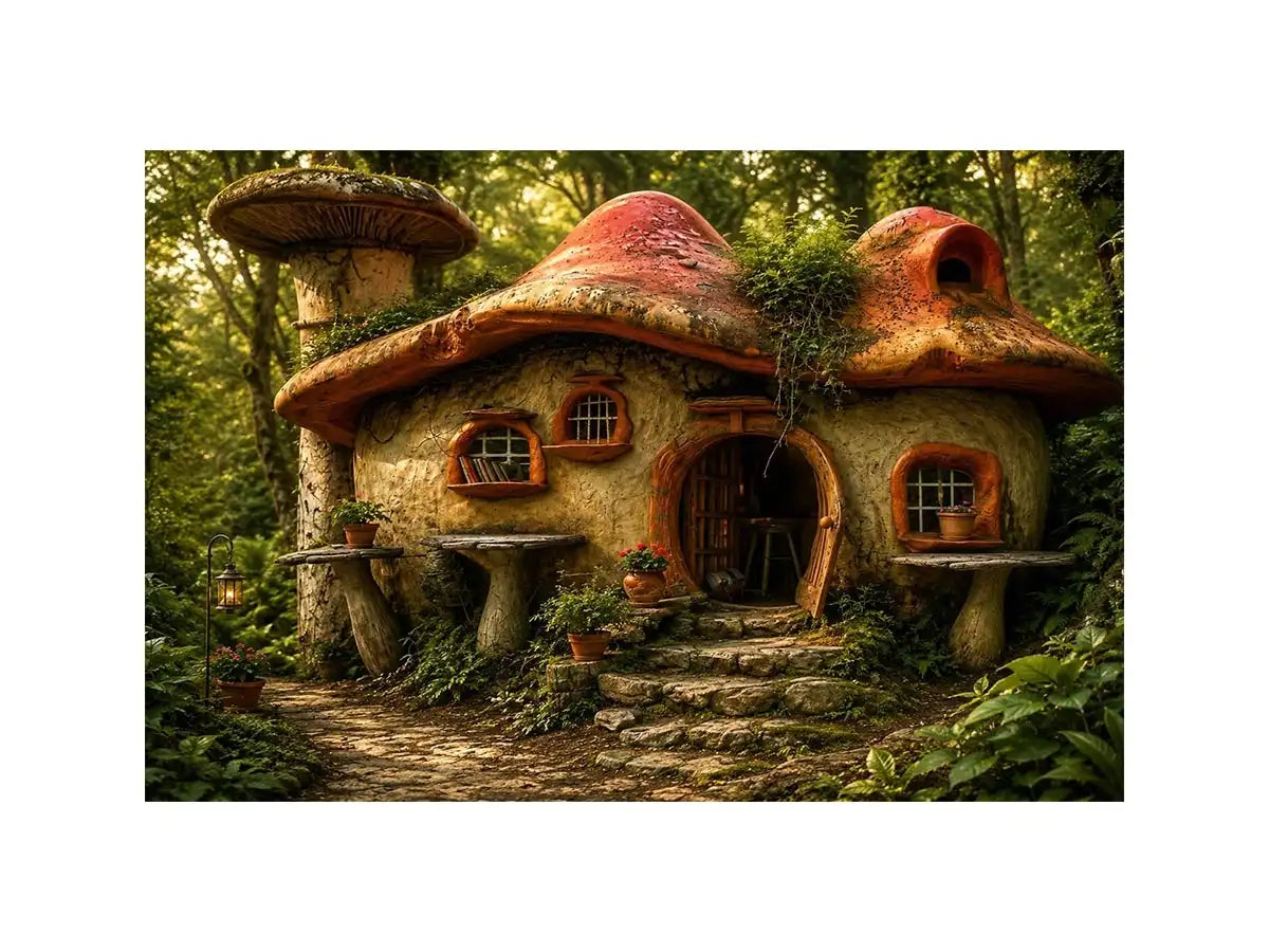 Mushroom Room Canvas Print