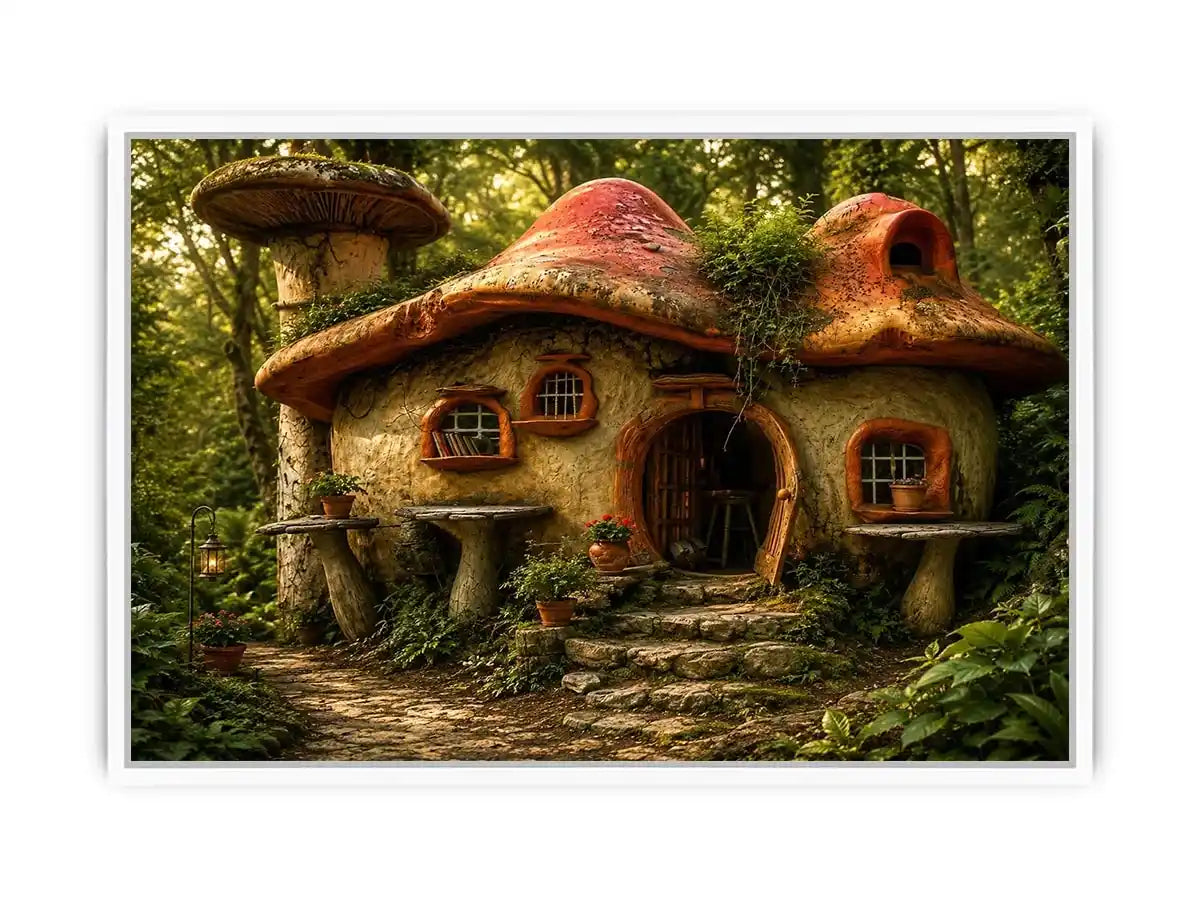 Mushroom Room Canvas Print