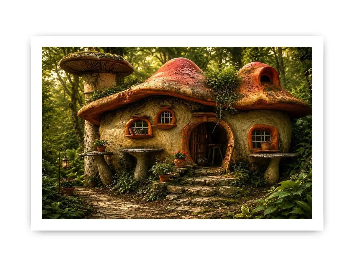 Mushroom Room Canvas Print