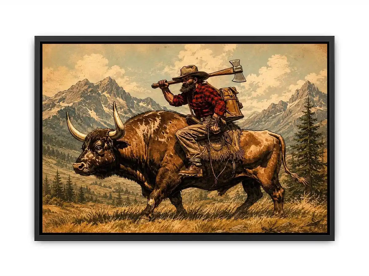 Lumberjack Canvas Print