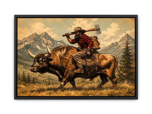 Lumberjack Canvas Print