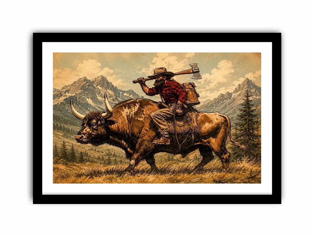 Lumberjack Canvas Print
