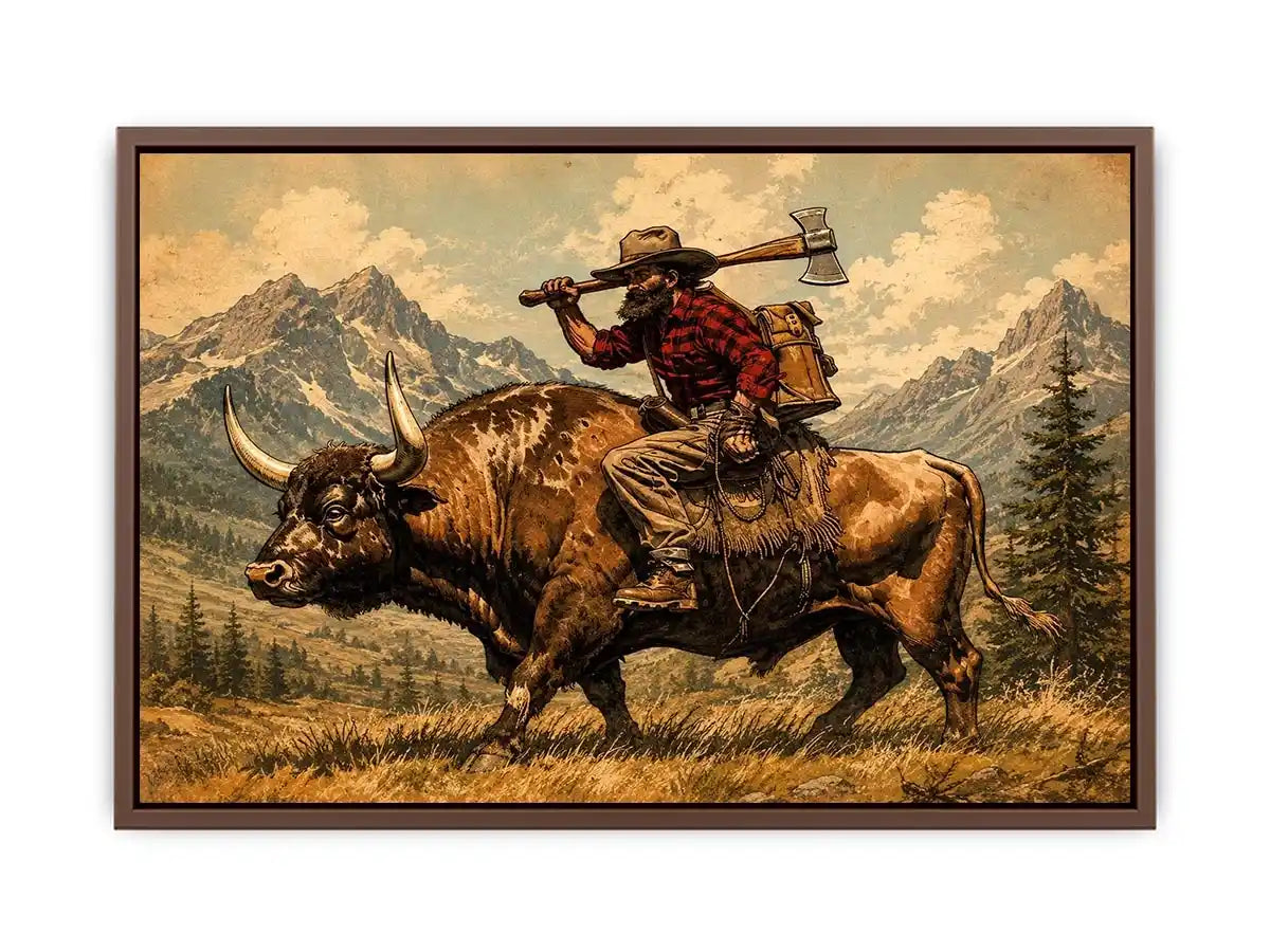 Lumberjack Canvas Print