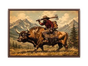 Lumberjack Canvas Print