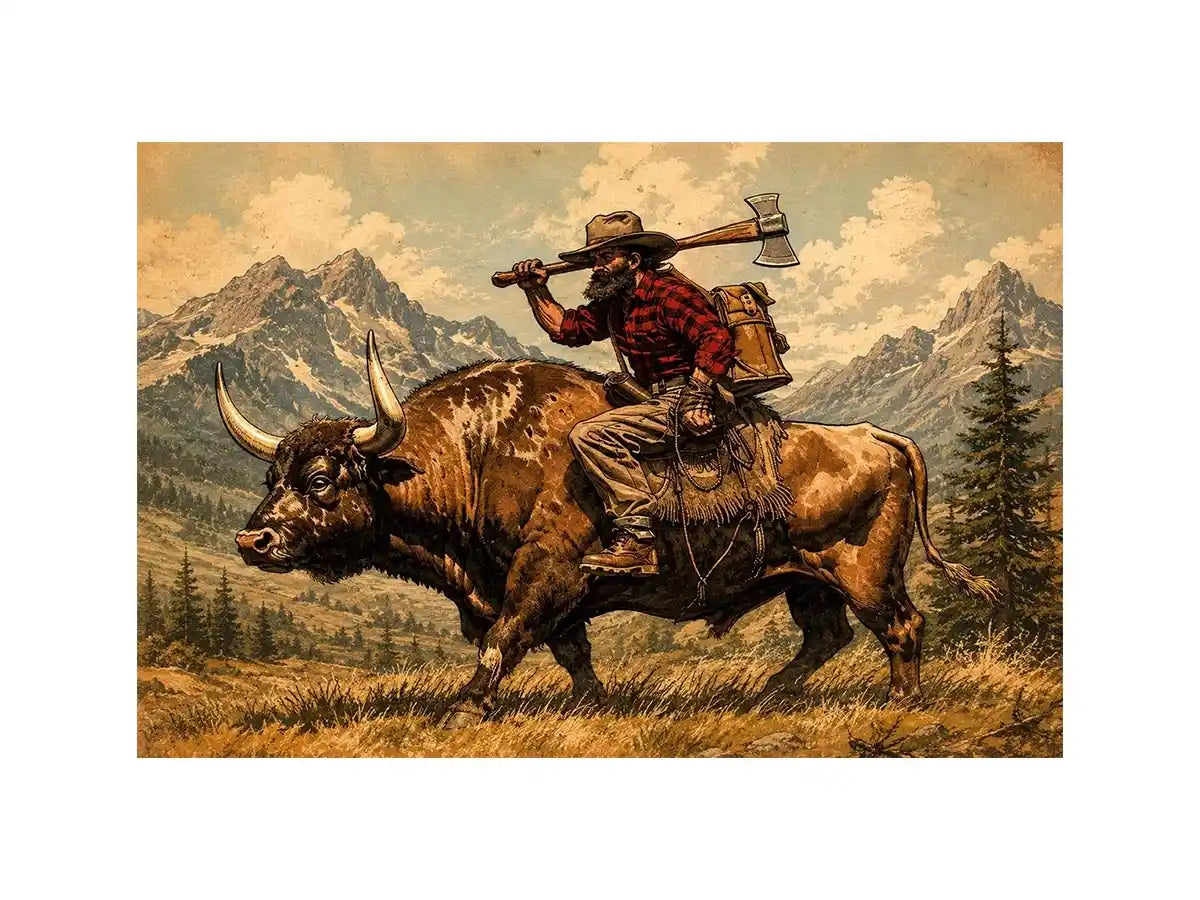 Lumberjack Canvas Print