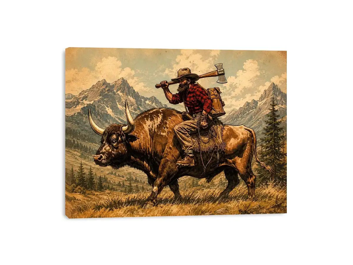 Lumberjack Canvas Print