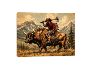 Lumberjack Canvas Print