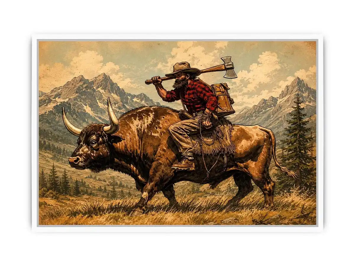Lumberjack Canvas Print