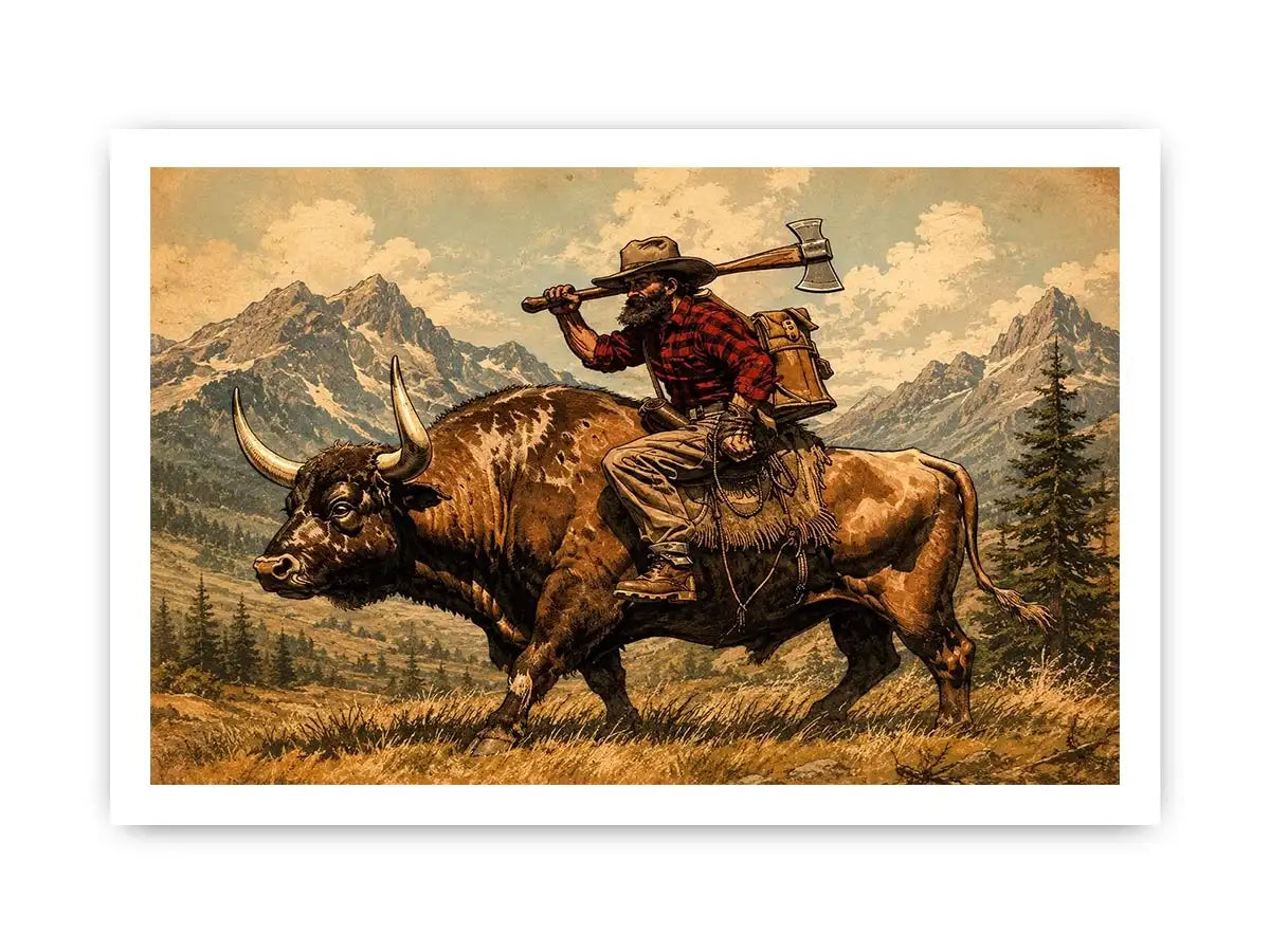 Lumberjack Canvas Print