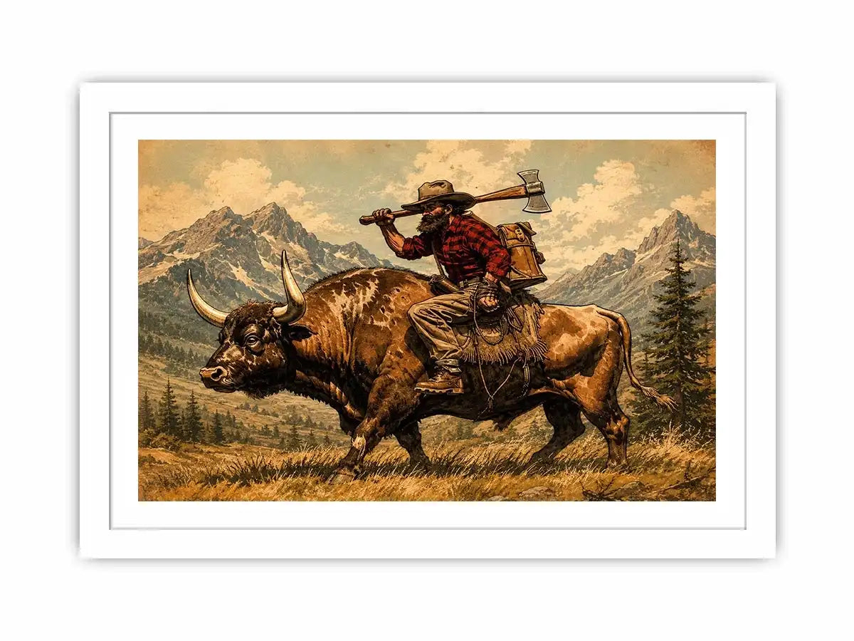 Lumberjack Canvas Print