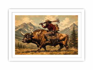 Lumberjack Canvas Print