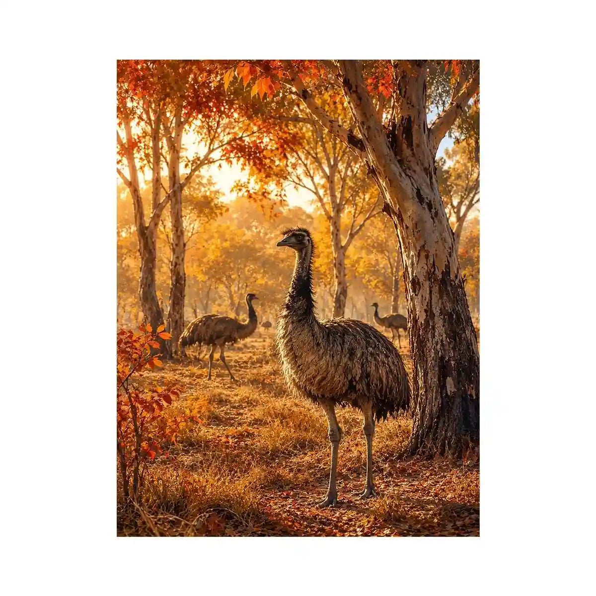 Ostrich Canvas Print
