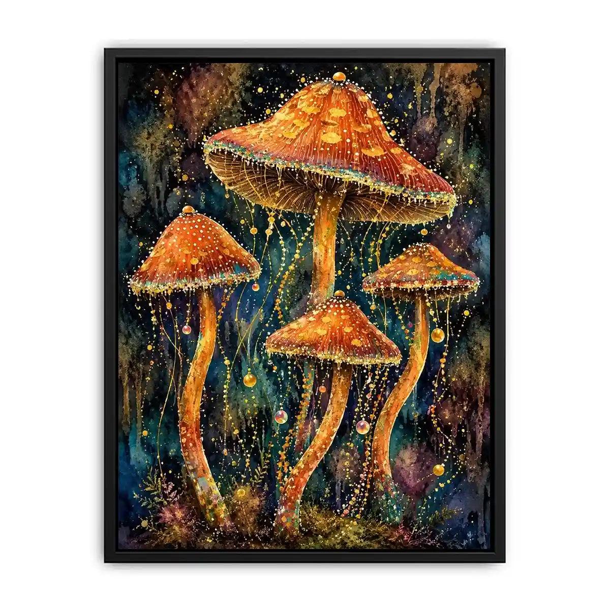 Jellyfish Mushroom Canvas Print