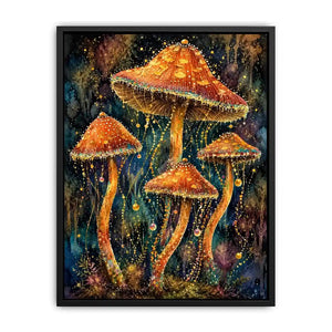 Jellyfish Mushroom Canvas Print
