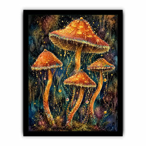 Jellyfish Mushroom Canvas Print
