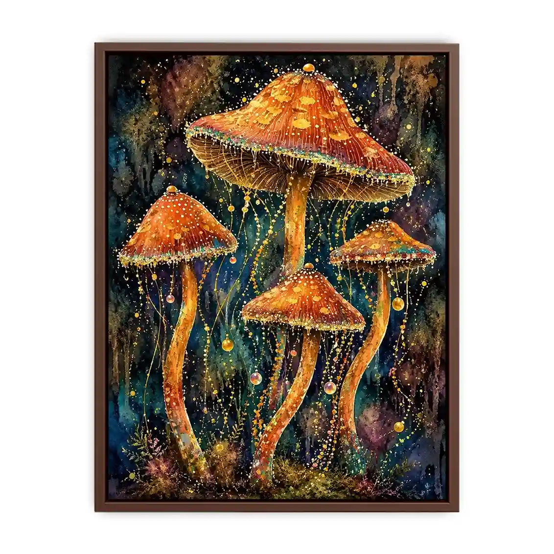Jellyfish Mushroom Canvas Print