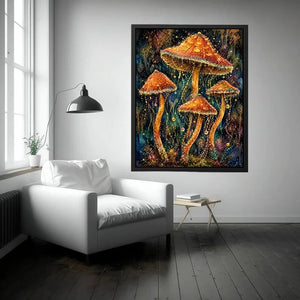 Jellyfish Mushroom Canvas Print