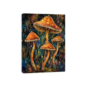 Jellyfish Mushroom Canvas Print