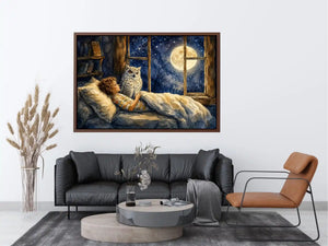 Good Night kids nursery Canvas Print