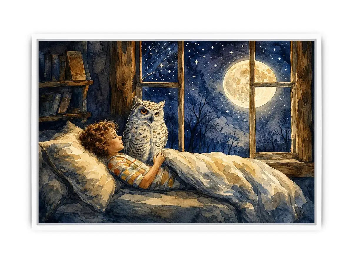 Good Night kids nursery Canvas Print
