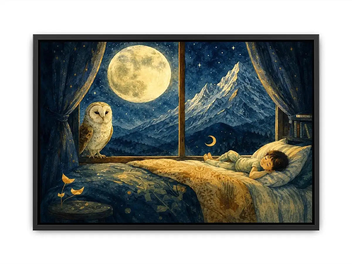 Good Night kids nursery Canvas Print