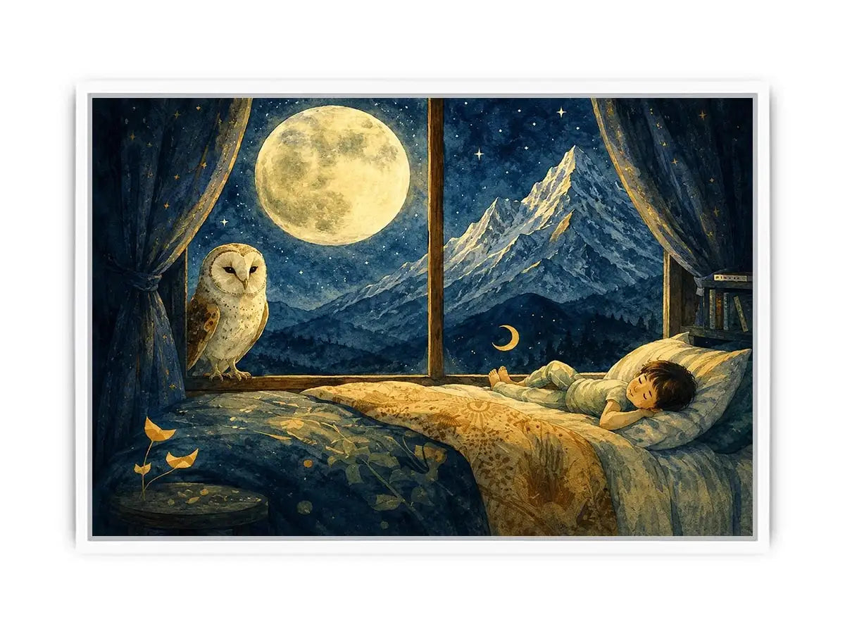 Good Night kids nursery Canvas Print