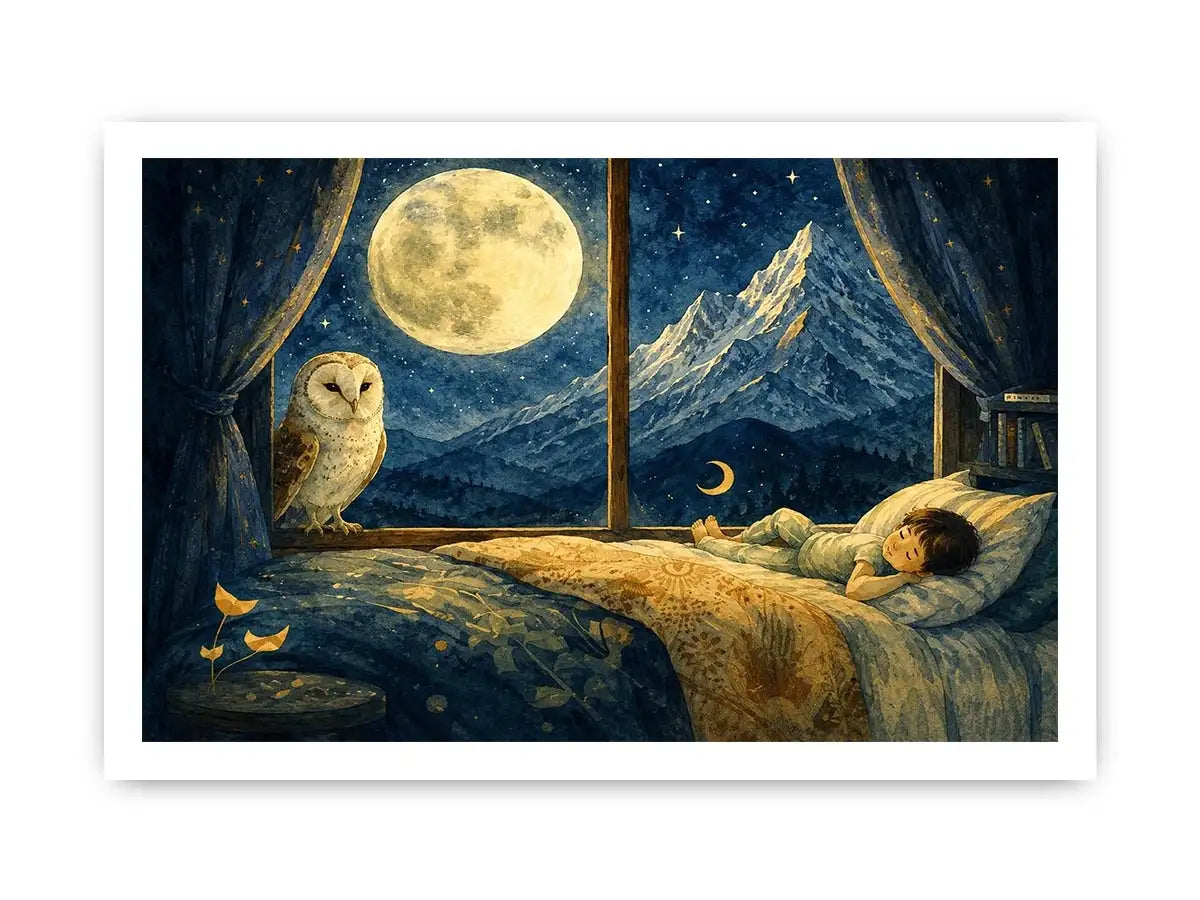 Good Night kids nursery Canvas Print