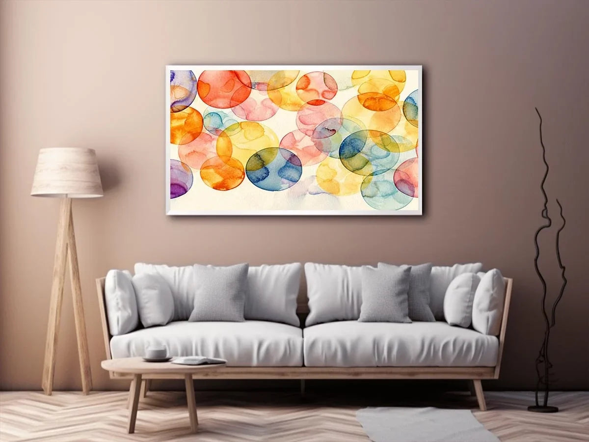 Watercolor Balls Canvas Print