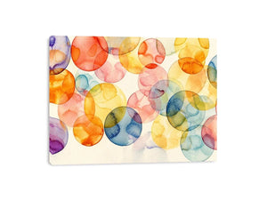 Watercolor Balls Canvas Print