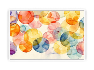 Watercolor Balls Canvas Print