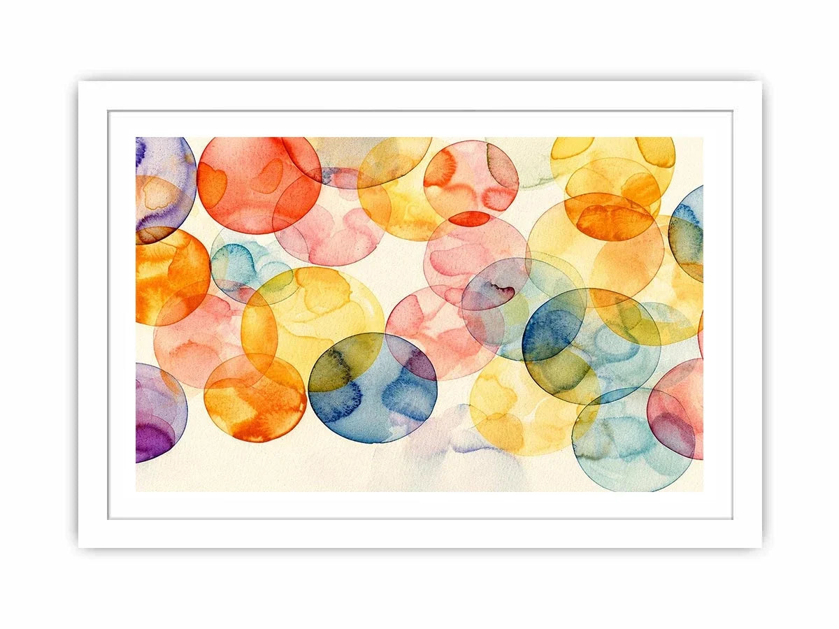 Watercolor Balls Canvas Print