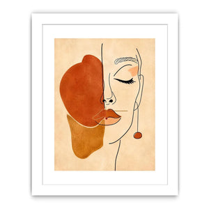 Minimalist Face Canvas Print