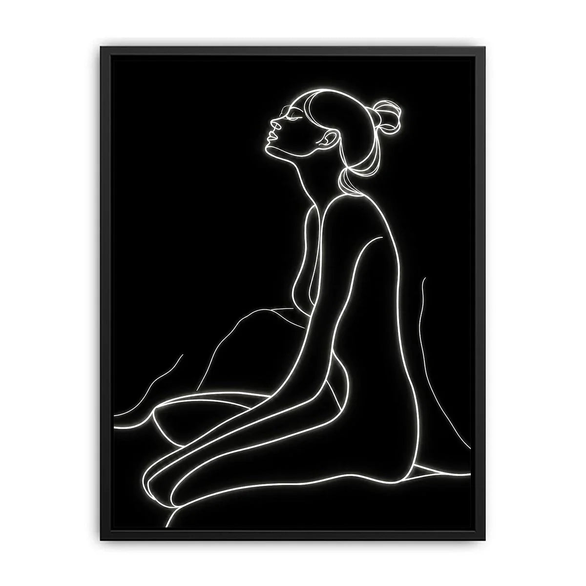 Meditating Canvas Print