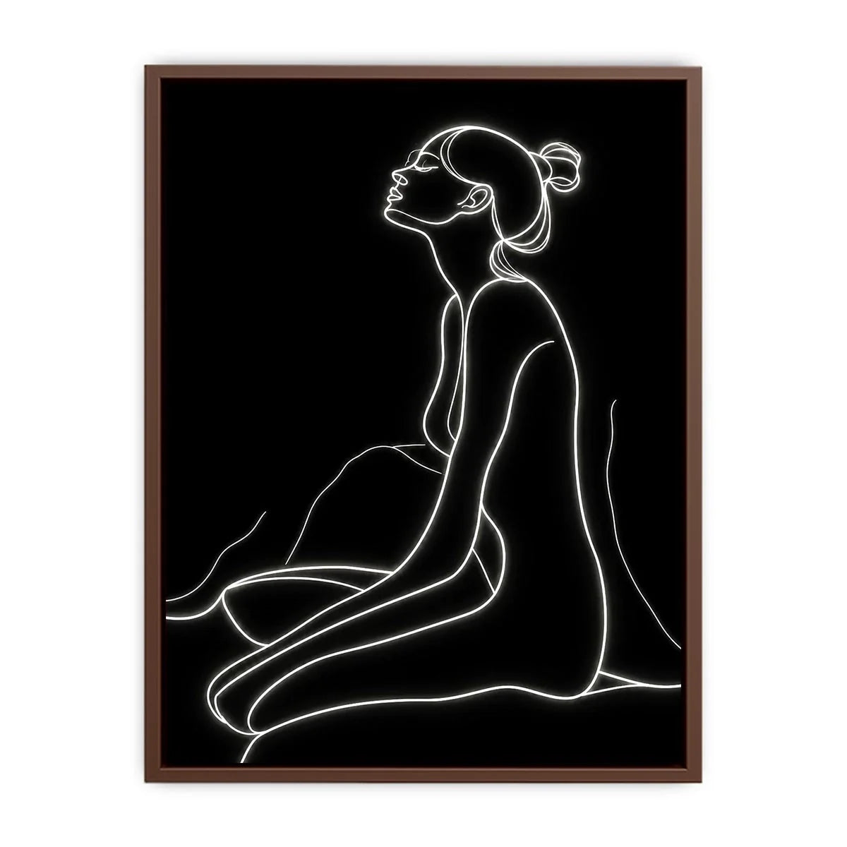 Meditating Canvas Print