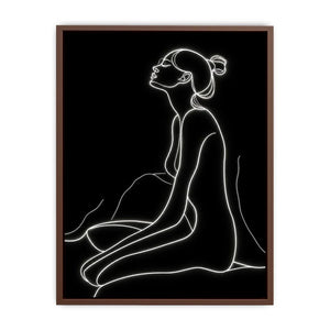 Meditating Canvas Print